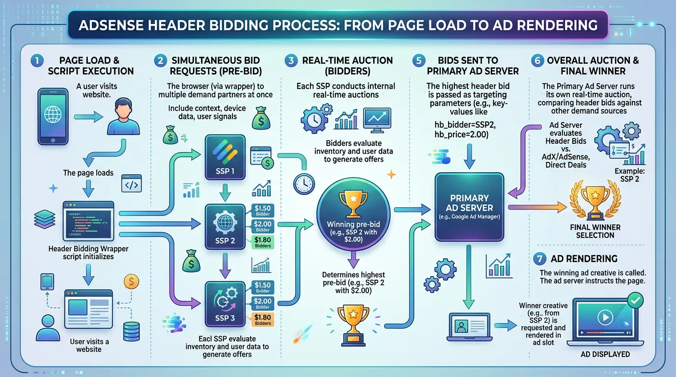 AdSense Header Bidding: Complete Guide for Publishers in 2024