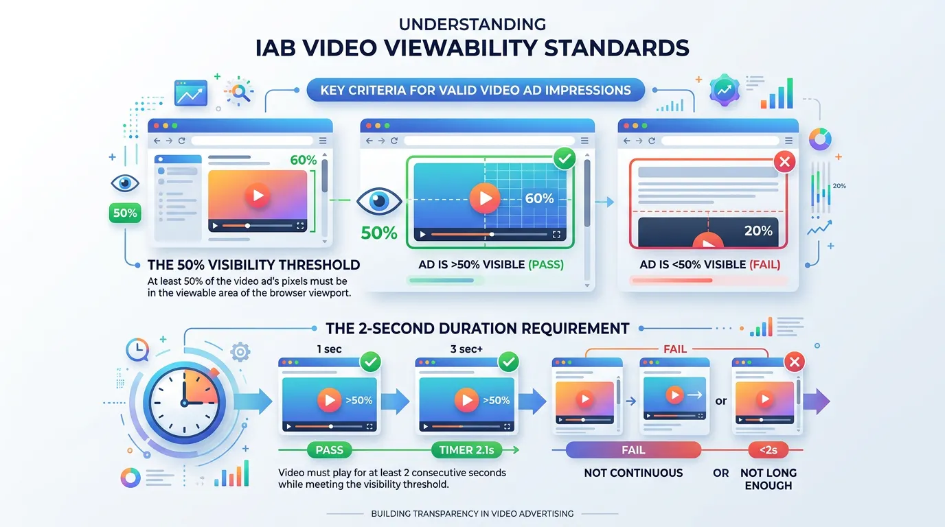 IAB Video Viewability Standards: Complete Guide for Publishers and Ad Ops