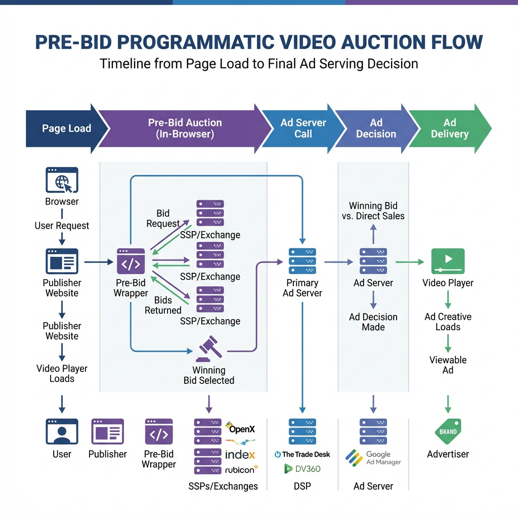 Pre-Bid Programmatic: Complete Guide for Publishers & Ad Ops Teams